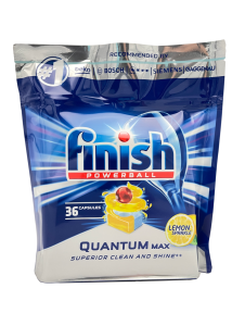 Tabletki do zmywarki Finish Quantum Max cytryna 36szt
