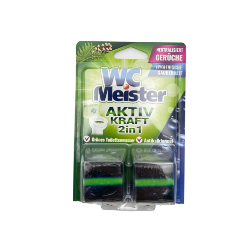 Kostka do WC Meister zielony leśny 2szt