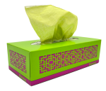 Wyciągane chusteczki higieniczne Renova zielone 80szt