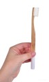 Bambusowa szczoteczka do zębów GoEco BAMBOO biała