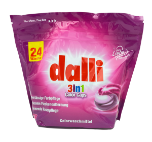 Kapsułki do prania Dalli Color 3w1 24szt