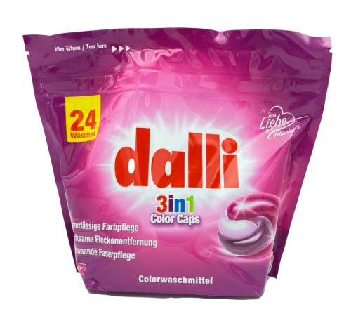 Kapsułki do prania Dalli Color 3w1 24szt