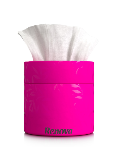 Chusteczki higieniczne Renova Tuba różowa 40 szt