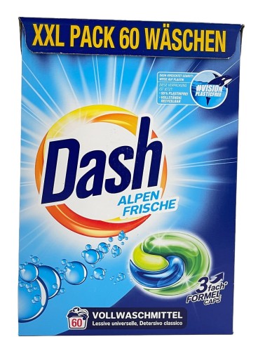 Kapsułki do prania Dash Alpen Frische 3w1 60 sztuk