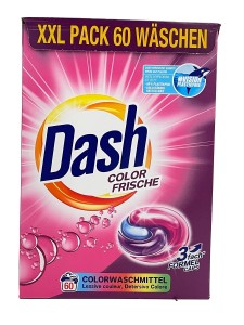 Kapsułki do prania Dash Color Frische 3w1 60 sztuk