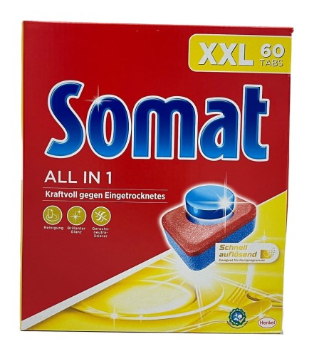Tabletki do zmywarki Somat all in 1 60 sztuk
