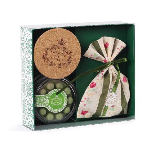 Eukaliptusowy zestaw Essencias de Portugal 2xmydło i odświerzacz