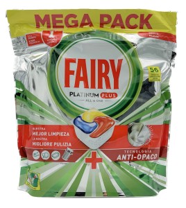 Tabletki do zmywarki Fairy Plus Limon 56szt 869g