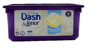 Kapsułki do prania Dash All in 1 Peaux Sensibles 24p 580g