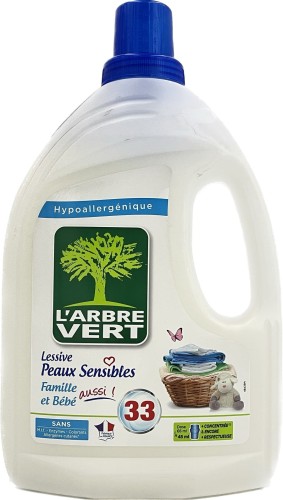 Żel do prania L'ARBRE VERT Sensitive Skins 1.5l 33p