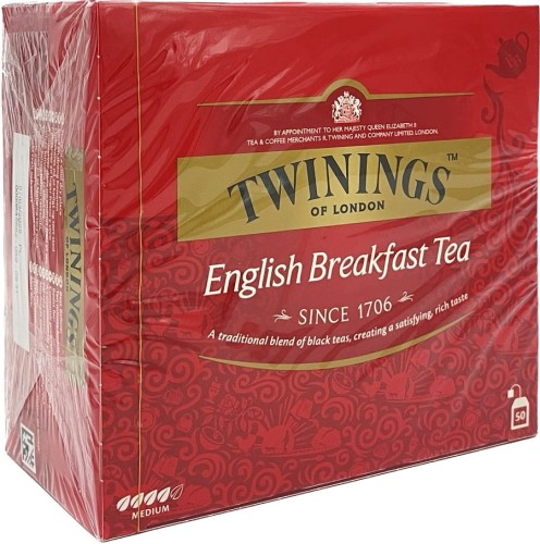 Herbata Twinings English Breakfast 50 sztuk