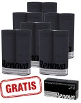 6x Czarny papier toaletowy Renova 6R +gratis