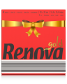 Serwetki stołołowe Renova GOLD czerwone 40sz
