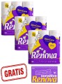 3x Papier toaletowy Renova Skin Care Plus 12 szt +grais