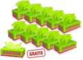 10x chusteczki higieniczne Renova zielone 80szt + 1 gratis