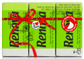 10x Chusteczki higieniczne Renova Red label zielone 6x9szt + 1 gratis