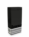 Czarne składane serwetki Renova 39x30cm 25 sztuk