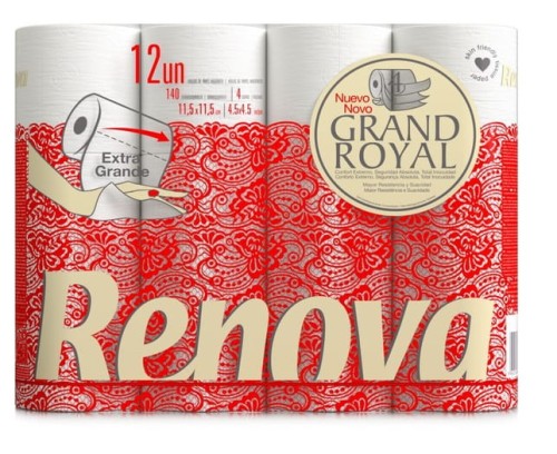 Papier toaletowy Renova Grand Royal 12 rolek