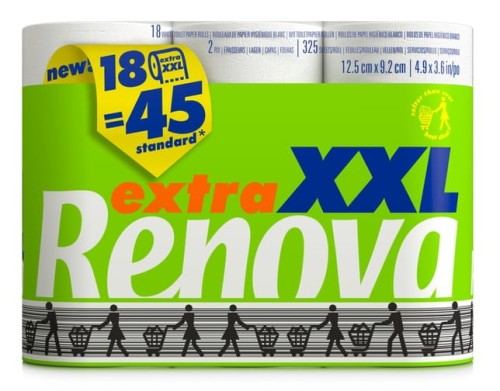 Papier toaletowy Renova Extra XXL 18 rol