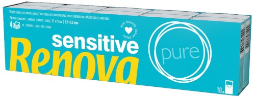Chusteczki kieszonkowe Renova Pure 10x7