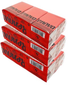 3x Chusteczki higieniczne Renova Black label Czerwone 6x10szt