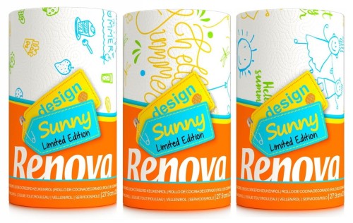 3x Ręcznik Renova Summer 1 rolka
