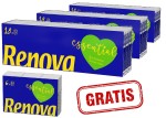 3x Chusteczki kieszonkowe Renova Essential 18x9 +gratis