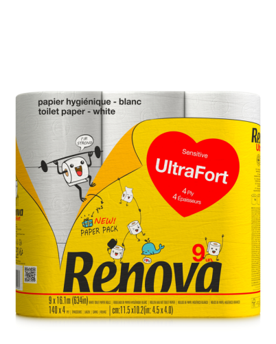 Papier toaletowy Renova Hyper Ultra Fort 9R