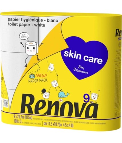 Papier toaletowy Renova Skin Care 9R