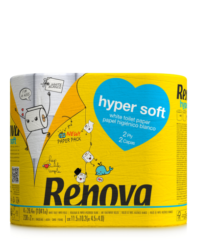 Papier toaletowy Renova Hyper Soft 4R
