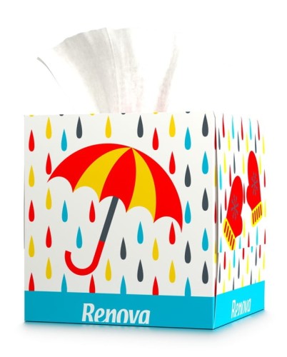 Chusteczki wyciągane do twarzy Renova Umbrella 50 szt