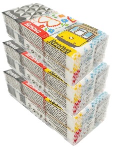 3x Chusteczki kieszonkowe Renova Pop Edition 6x7 szt
