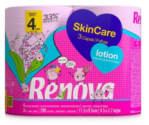 Papier toaletowy Renova Skin Care Lotion 4R
