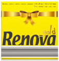3x Serwetki stołowe Renova GOLD żółte 40szt
