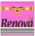 3x Serwetki stołowe Renova GOLD różowe 40szt