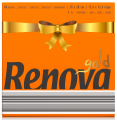 3x Serwetki stołowe Renova GOLD pomarańczowe 40szt