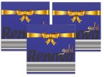 3x Serwetki stołowe Renova GOLD niebieskie 40szt