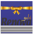 3x Serwetki stołowe Renova GOLD niebieskie 40szt