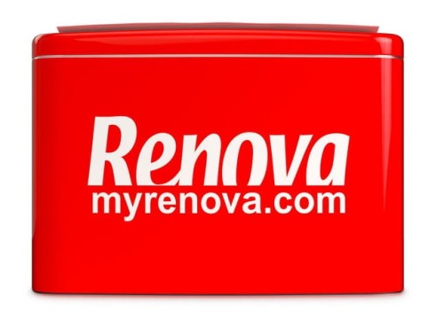 Czerwony serwetnik Renova