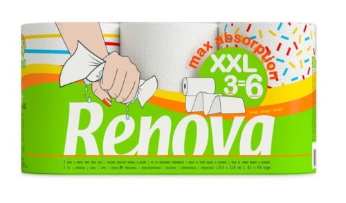Ręcznik papierowy Renova Max Absorption XXL 3R