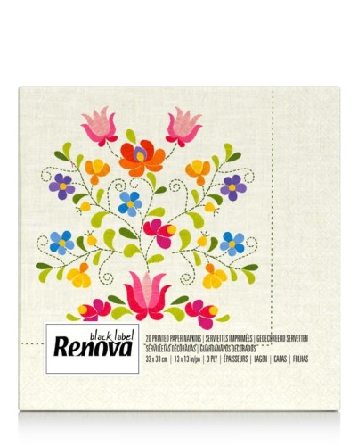 Serwetki stołowe Renova Floral Embroidery 20 szt