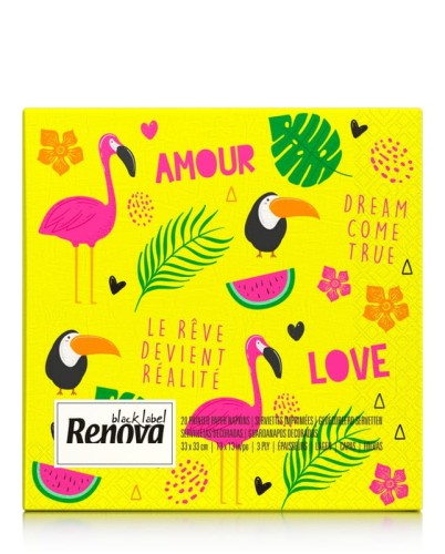 Serwetki stołowe Renova Love Summer 20 szt