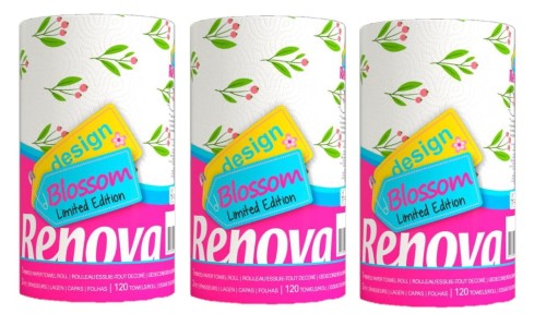 3x Ręcznik Renova Spring 1 rolka