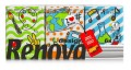 3x Chusteczki higieniczne Renova Design School 6x7szt