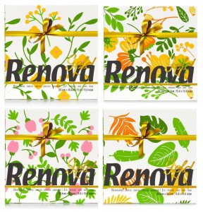 Serwetki stołowe Renova GOLD Two seasons 4x 75 szt