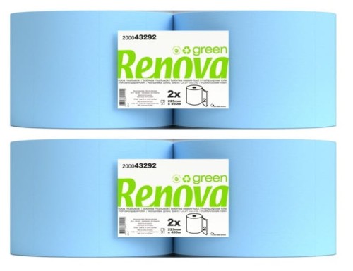 2x Ręcznik papierowy Renova Blue Multipurpose 2x450