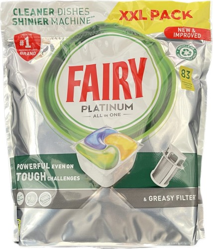 Fairy Platinum All in One Lemon tabletki do zmywarki 83szt 1.2kg