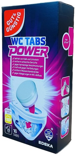 G&G Power tabletki do WC 16szt 400g