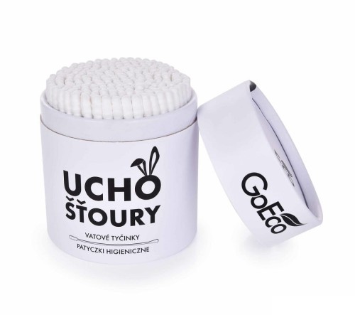 Patyczki kosmetyczne GoEco Białe 200szt