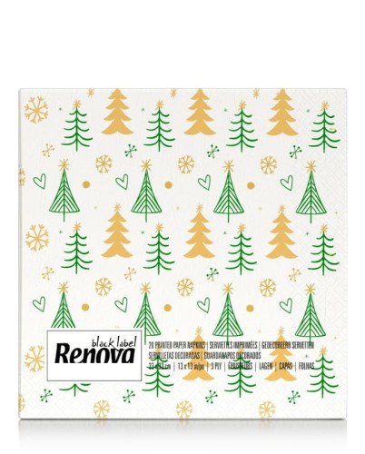 Serwetki Renova Xmas Pine Trees 20szt
